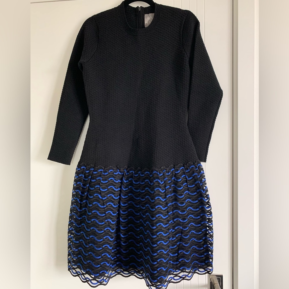 Never worn, tags still attached! Lela Rose long sleeved sweater dress